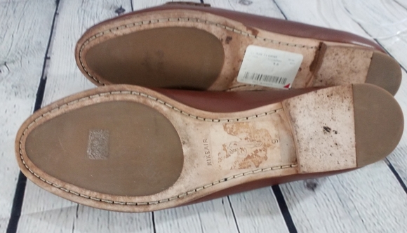 Cole Haan  Leather & Denim Penny Loafer Size 9 - Picture 3 of 6